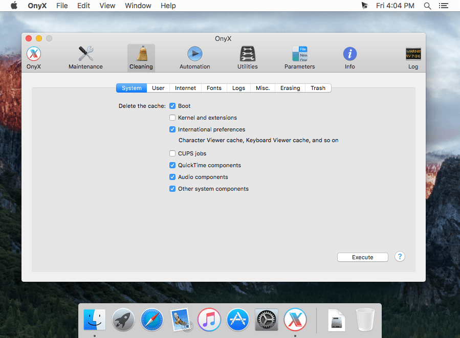 onyx for mac os 10.13.1